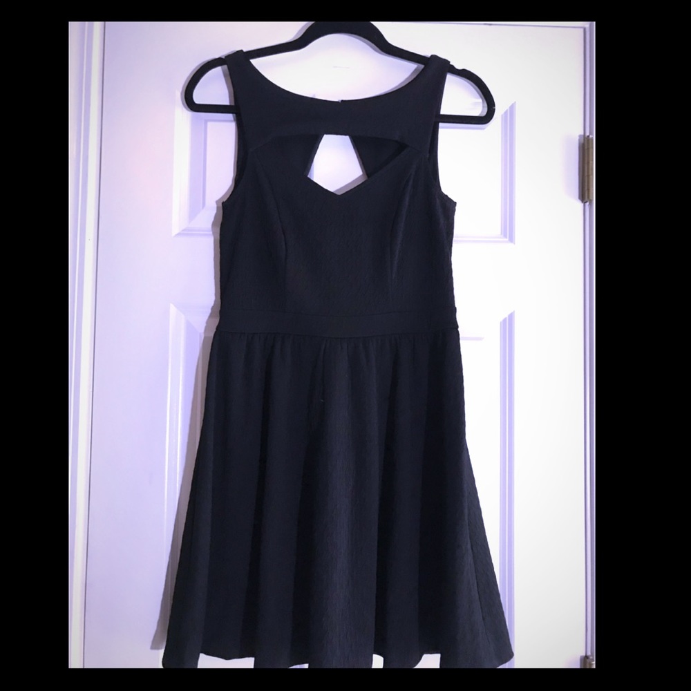 Black Key Hole Dress